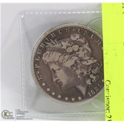 1881 US MORGAN SILVER DOLLAR.