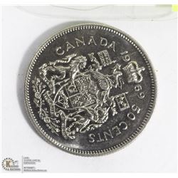 CANADIAN 1969- 50 CENT PIECE COIN