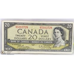 1954 CANADIAN $20.00