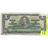 Image 1 : 1937 CANADIAN $1.00 BILL.