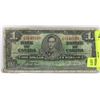 Image 1 : 1937 CANADIAN $1.00 BILL.