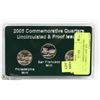 Image 1 : 2005 US COMMEMORATIVE UNC PROOF QUARTER MINT SET.