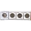 Image 1 : LOT OF 4 CANADA DOLLARS  1967 - 1970.