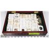 Image 1 : WOOD BOX WITH ESTATE WORLD COIN COLLECTION.