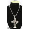 Image 1 : RHINESTONE CROSS & NECKLACE.