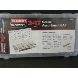 New 347 piece Screw Assortment / SAE.