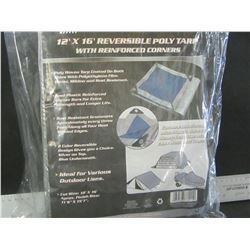 New 12ft x 16ft Reversable Tarp / reinforced corners