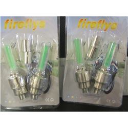 New Firefly Valve Stem Motion sensor LED Lights / green