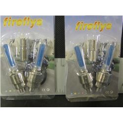 New Firefly Valve Stem Motion sensor LED Lights / blue