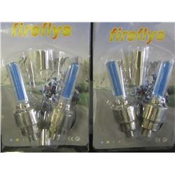 New Firefly Valve Stem Motion sensor LED Lights / blue