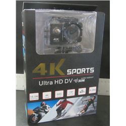 New 4K Sports Ultru HD DV water resistant to 30m/16mp/4K/64G/170deg/wifi