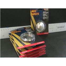 Lot of 6 stick on Convex Mirrors 2 inch