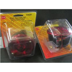 Set of 2 stop/turn/and tail universale / with license illuminator