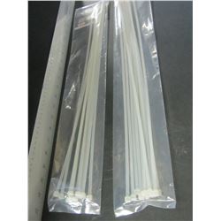20" Cable/Zip ties / 2 packs of 10 each / 4.8mm x 20" will not loosen