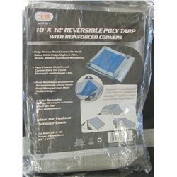 10 x 12 ft Reversable Tarp / reinforced corners