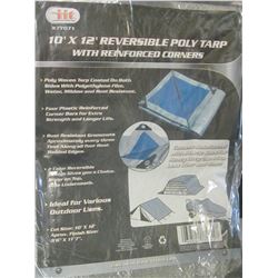 10 x 12 ft Reversable Tarp / reinforced corners