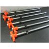 Image 1 : Set of 6 Tent/Tarp pegs / 10inches x 1/4" thick excellent for tough or rocky ground