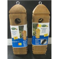 2 Scotts Woodpecker Suet Bird Feeders