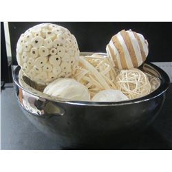 Beautiful Stainless Hammered Bowls with decorative décor