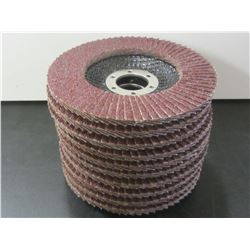 10 New 4 1/2" Flap Grinding Disks / 80grit