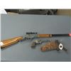 Image 1 : Pair of Kids TOY guns/ Lever Action Rifle with scope made in Italy/needs stock glued and