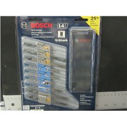 Bosch 14 piece Jig Saw Blade set with storage case