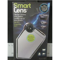 Smart Lens clip-on camera lens system for your phone/ macro/fish eye/wide angle