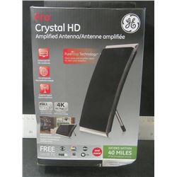 GE Pro Crystal HD Amplified Antenne/full 1080/works within 40 miles of