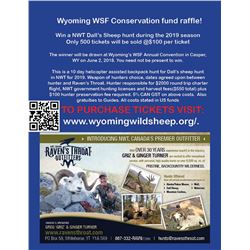 Dall Sheep Hunt Raffle