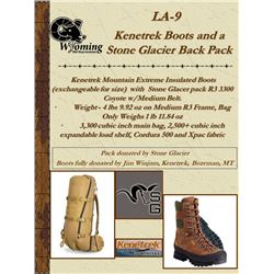 Kenetrek Boots and Stone Glacier Pack