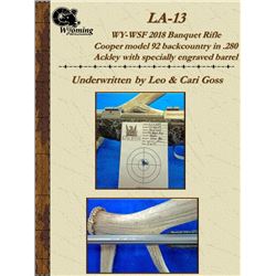 2018 Banquet Rifle-Cooper Model 92 Backcountry