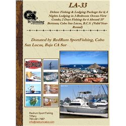 Cabo San Lucas 4 nights for 6 people /fishing with Redrum