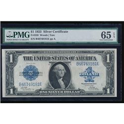 1923 $1 Silver Certificate PMG 65EPQ