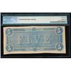 Image 2 : 1864 $5 Confederate States of America Note PMG 63EPQ