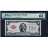 Image 1 : 1928 $2 Legal Tender Note PMG 65EPQ