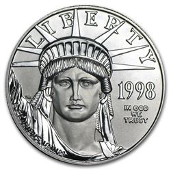 1998 $100 Platinum 1oz American Eagle Coin