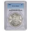 Image 1 : 1884 $1 Morgan Silver Dollar Coin PCGS MS63