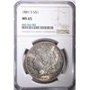 Image 1 : 1881-S $1 Morgan Silver Dollar Coin NGC MS65