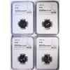 Image 1 : Lot of (4) Jefferson Nickels NGC PF68