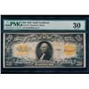 Image 1 : 1922 $20 Gold Certificate PMG 30