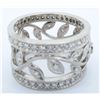 Image 4 : 18KT White Gold 1.01ctw Diamond Ring