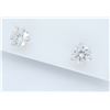 Image 3 : 14KT White Gold 2.18ctw Leo Diamond Earrings