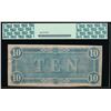 Image 2 : 1864 $10 Confederate States of America Note PCGS 64PPQ