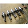 Image 1 : CAT50 Misc DA100 Collet Chucks, 5 Total