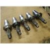 Image 1 : CAT50 Misc DA100 Collet Chucks, 5 Total