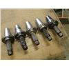 Image 1 : CAT50 Misc DA100 Collet Chucks, 5 Total