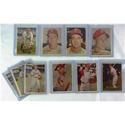 1957 TOPPS BASEBALL; 10- PHILADELPHIA PHILLIES