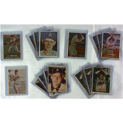 1957 TOPPS BASEBALL; 16- KANSAS CITY A's CARDS