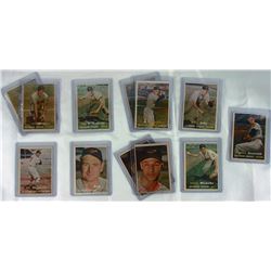 1957 TOPPS BASEBALL; 12- BALTIMORE ORIOLES CARDS