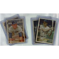 1957 TOPPS BASEBALL; 4- BROOKLYN DODGERS CARDS